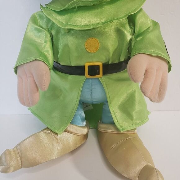 Disney Snow White and the Seven Dwarfs Dopey Plush Doll 12" Satin Clothes - Picture 4 of 8